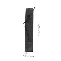 4Pcs Walking Stick Storage Bag Black Oxford Cloth Multipurpose Outdoor Use