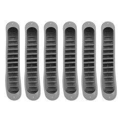 3 Pairs Ergonomic Underarm Crutch Pads Durable Grey Tpr Cushion for Walking