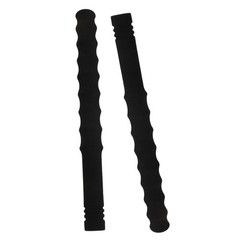 2Pcs Durable Sponge Trekking Pole Handles Non Slip Grip for Hiking Sports Black