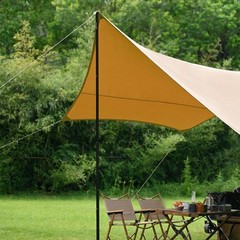 Compact 31MM Adjustable Aluminum Alloy Awning Pole Set for Travel Convenience