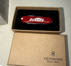 Sunnen Engineer Compass with box /instructions Victorinox Swiss Army Knife