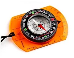 Orienteering Compass – Hiking Backpacking Compass – Advanced Scout Orange