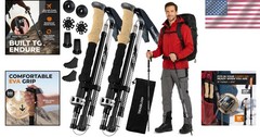 Trek-Z Collapsible Trekking Poles – Lightweight & Adjustable Support for Hiking