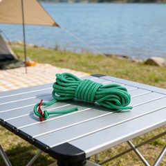 Camping Rope 4mm by 4m Polyester and Nylon Blend Adjustable with Buckle