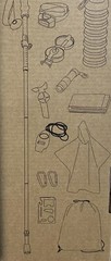 Ozark Trail 13 Piece Hiking Kit Bundle Camping Trekking Poles Headlamp Compass