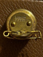Marble’s Brass Compass Pin On Vintage Working Gladstone Michigan USA