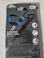 Brand New Cascade Mountain Tech Aluminum Quick-lock Trekking Poles 9.5 Oz Pole