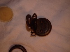 Vintage Compass Marbles Gladstone Brass Small Pin On Hunting Coat Lapel USA