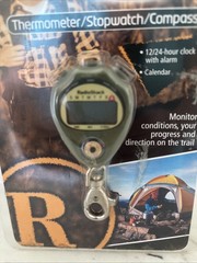 Vintage Radio Shack Hiker Thermometer Stopwatch Compass 63-1126