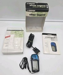 New Garmin eTrex Legend Handheld GPS Navigator Bundle