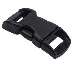 Plastic Buckle Plastic Buckle Practical Umbrella Rope Black Buckle-Paracord