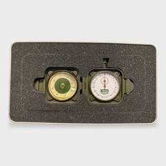 Jeep Promo Compass & Analog Stopwatch Gift Set Olive Drab w/ Original Tin – RUNS