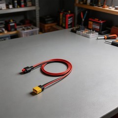 1m 12AWG Solar Cable with For XT60 Male Connector for Generators