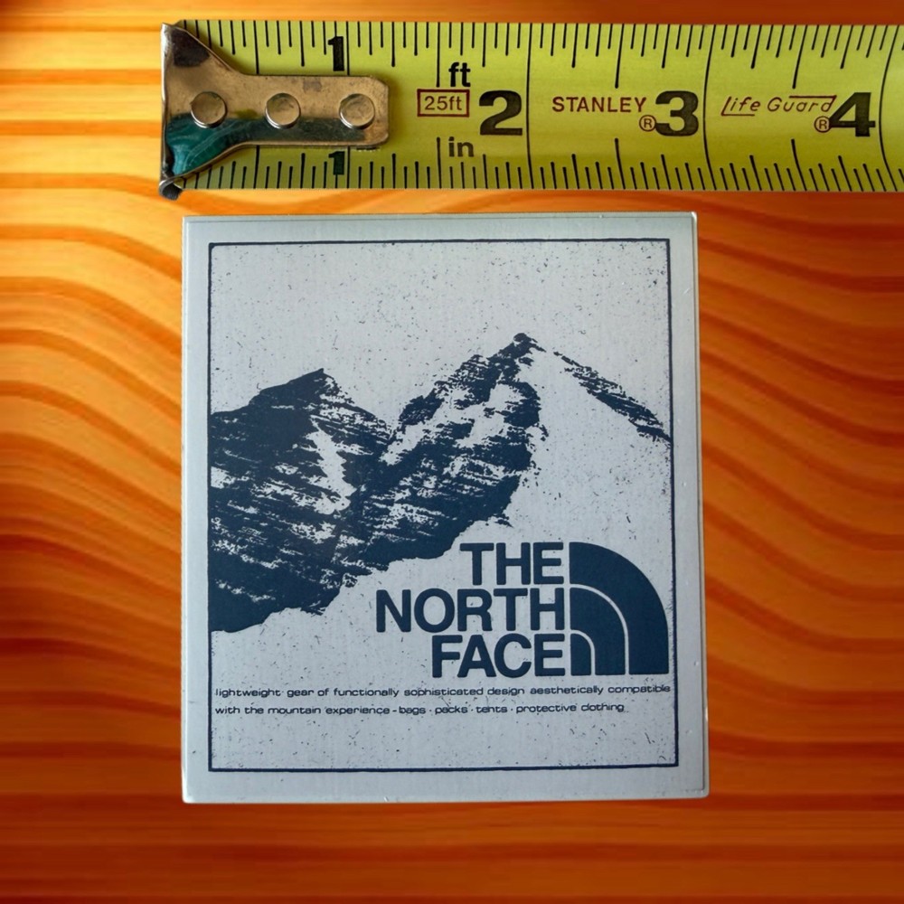 Vintage Style The North Face Mountain Sticker | Outdoor Hiking Climbing