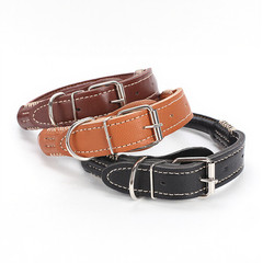 Round PU Leather Dog Leash 1.2m 1.8cm 2.2cm for Medium to Large Breeds