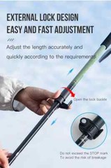 AONIJIE Lightweught Hiking Poles Stretchable Walking Stick 7075 Aluminum Alloy