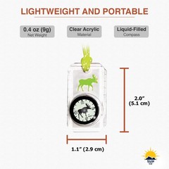Sun Company Wildlife Compass for Kids – Childrens Compasses for Camping, Hiki…