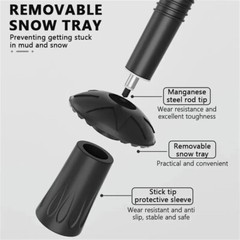 Cane Walking Stick Adjustable Folding Walking Aluminum Collapsible Travel Hiking