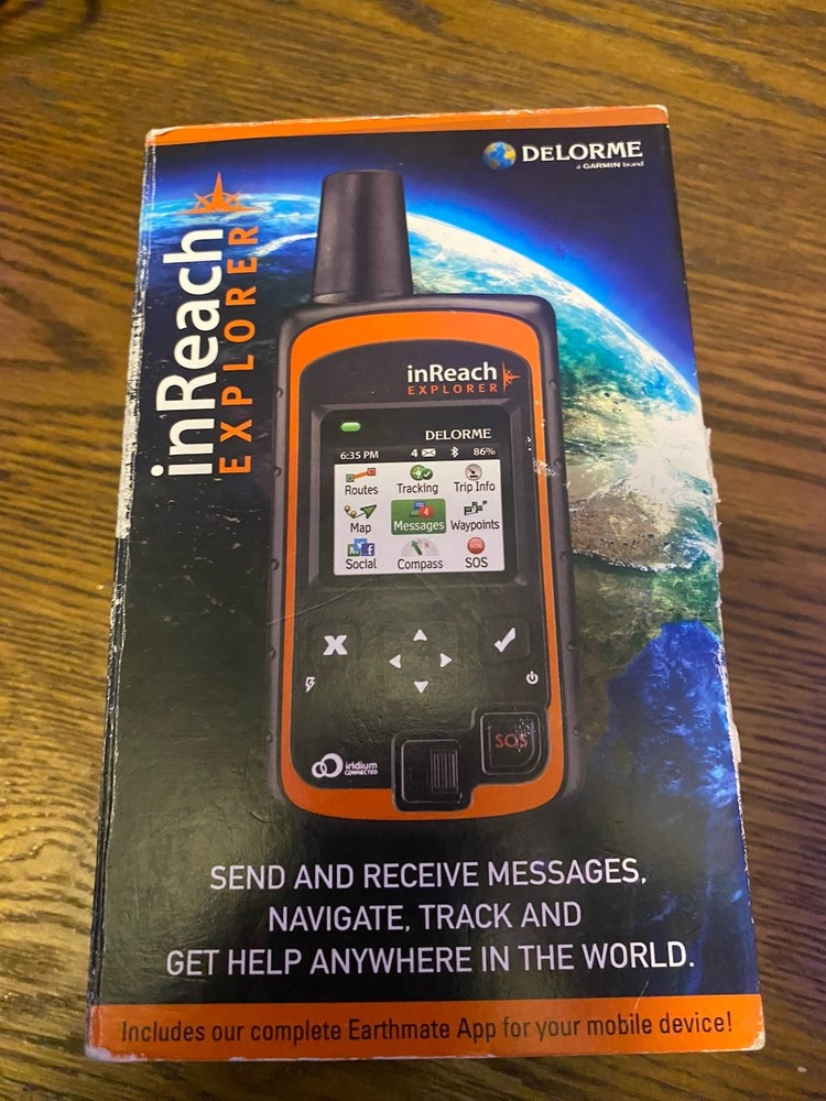 New Open Box Delorme Inreach Explorer Satellite Communicator Free Shipping