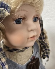 Artist doll porcelain doll doll 38 cm collector rarity Vintage