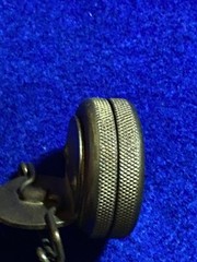 Old Marbles Gladstone Brass Compass Pin On