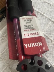 NEW YUKON CHARLIES ADVANCED FLOAT Trekking Poles, Red