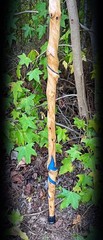 56” Vine Twisted Sweetgum Walking Stick Handmade & Finished