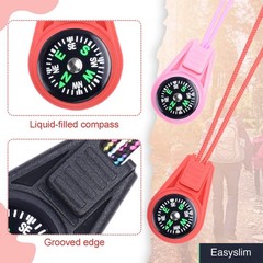 Mini Compasses 25 Pack Multicolor Kids Toys Outdoor Camping Hiking