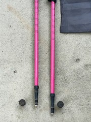 Set of Trail Buddy Trekking Poles 105-135CM Pink ..5D
