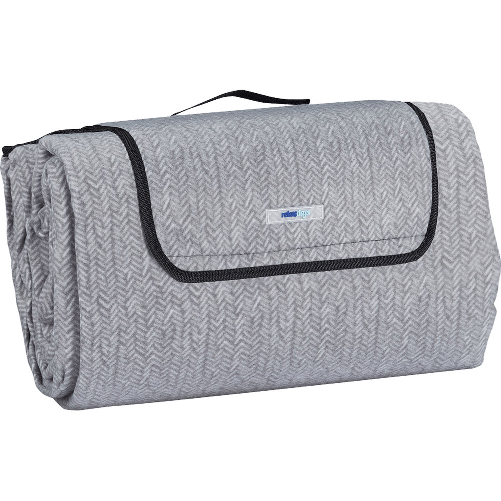 Relaxdays XXL Picnic Blanket, 200×300 cm, Insulated, Waterproof, Herringbone…