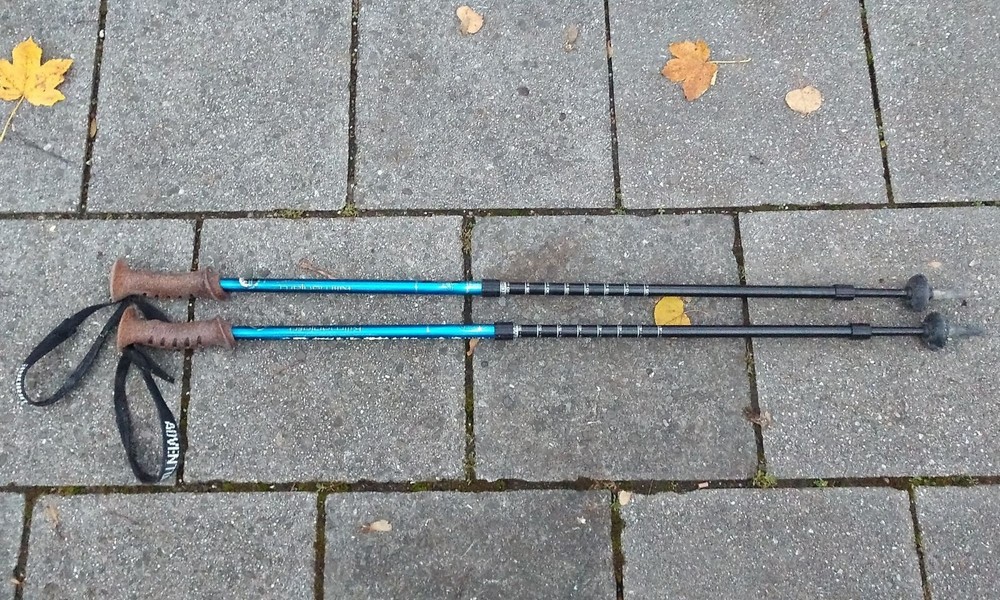 Trekking Hiking Fitness Ski Poles 105 – 140cm Nordic Walking