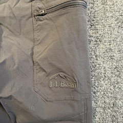 L.L.Bean Cresta Hiking Bottoms Mens 42×29 Gray #1812