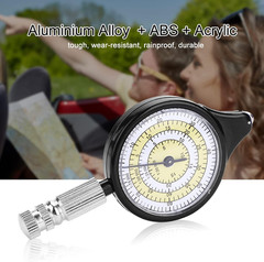 Measurer, Outdoor Map Measurer Distance Caculator, Metal Wheel, Map Measuring fo