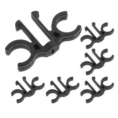 6 Pcs Walking Stick Holder Clip Trekking Pole Clamp Double Hiking Clips