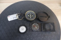 Vintage Silva Huntsman Sun Watch Sweden W/ Pathfinder Engineer Compasses Bubble
