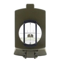 CAMTOA Professional Multifunction Military Army Metal Sighting Compass Green