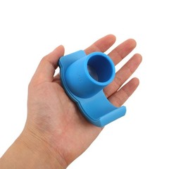 2Pcs Easy Install Walker Ski Glides Blue Wear Resistant Walker Replacement Pads
