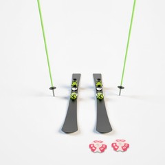 2 Pcs Snow and Mud Basket Replacement Round Trekking Poles Accessories