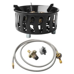 Camping Stove Gas Burner 19800W Portable Stainless Steel Foldable Design