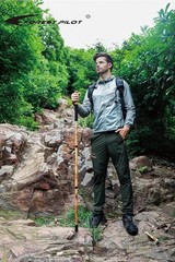 Natural Beech Wood Hiking Stick with Ergonomic Grip | Portable & Lightweight