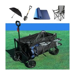 Outdoor Folding Cart Extra Breathable Storage Bag 28×11 Inches Carry Belongings