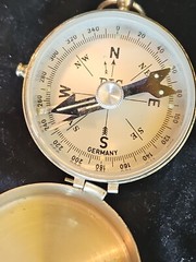 NYMA Vintage PIC military Compass Lock Direction Arrow Made in Germany 9d68
