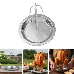 Stainless Steel Chicken Roaster Rack for Outdoor For picnic BBQ and Road Trips