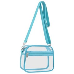 Clear Bag for Stadium Events Clear Sports Fan Handbags Purses with Medium Aqua