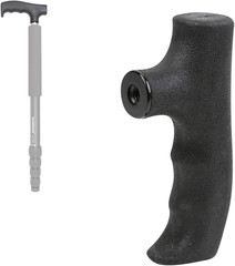 Monopod Handle Adapter Walking Stick Cane Unipod Handle Trekking Pole Handle Gri