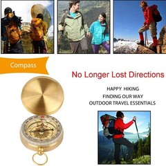 Compass Outdoor, Waterproof Compass, Compass Hiking Portable with Luminous Digit…