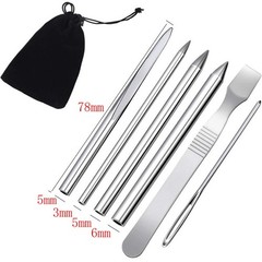 Stainless Steel Para cord Stitching Needles Set for DIY Craft Bracelet Making