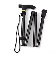 Cane Walking Stick Adjustable Folding walking Aluminum Collapsible Travel Hiking