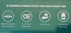 Multifunctional Hiking Stick | *Built to Last* Tactical Camping Outdoor Military