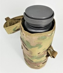 TASMANIAN TIGER 1L BOTTLE POUCH INSULATED MOLLE CORDURA MULTICAM, COYOTE, BLACK
